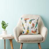 Vintage seamless feathers pattern in boho style クッション (椅子)