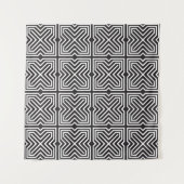 Vintage seamless models. Modern stylish texture. C タペストリー (正面(横))