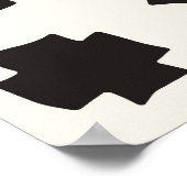 Vintage Seamless Pattern. Abstract Background With ポスター (角)