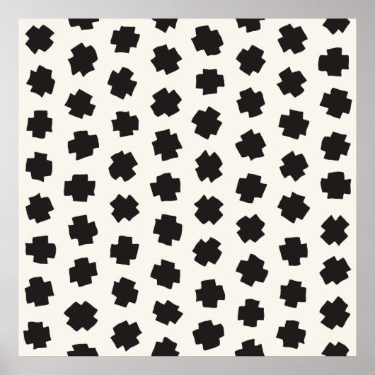 Vintage Seamless Pattern. Abstract Background With ポスター (正面)