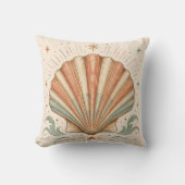 Vintage Seashell Pillow クッション (正面)