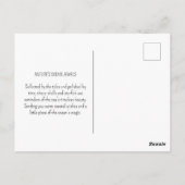 Vintage Seashells Starfish Ocean Beach Coastal  ポストカード (裏面)