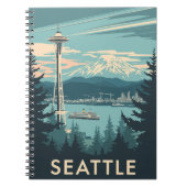 Vintage Seattle Travel ノートブック (正面)