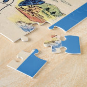 Vintage Sebago Lake Maine ジグソーパズル (側面)