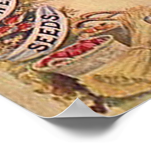 Vintage Seed Company Advertising ポスター (角)