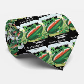 Vintage Seed Packet Label Art, Watermelons Fruit ネクタイ (ロール)