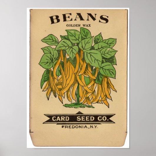 Vintage Seed Packets ポスター (正面)
