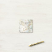 Vintage Serene Dragonfly  ポストイット (デスク上)