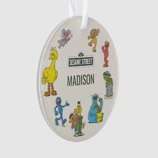 Vintage Sesame Street Characters オーナメント (正面)