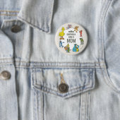 Vintage Sesame Street Characters Birthday Button 缶バッジ (インサイチュ)
