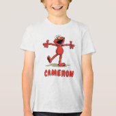 Vintage Sesame Street Elmo トライブレンドTシャツ (正面)