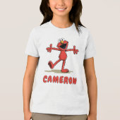 Vintage Sesame Street Elmo トライブレンドTシャツ (正面)