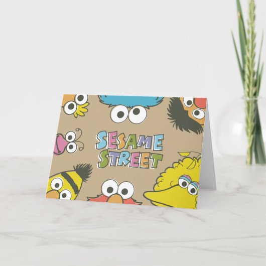 Vintage Sesame Street Pals カード (正面)