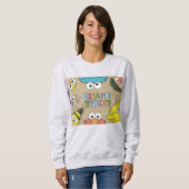 Vintage Sesame Street Pals スウェットシャツ (正面フル)