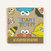 Vintage Sesame Street Pals ノートブック (正面)