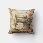 Vintage Sewing Machine クッション (正面)