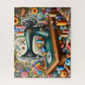 Vintage Sewing Machine ジグソーパズル (縦)