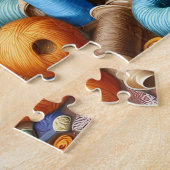 Vintage Sewing Machine ジグソーパズル (側面)