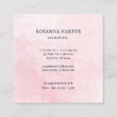 Vintage Sewing Machine Clothing Alterations スクエア名刺 (裏面)