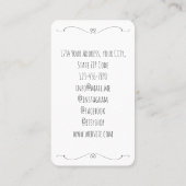 Vintage Sewing Machine Handcrafted By 名刺 (裏面)