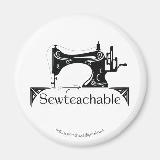 Vintage Sewing Machine, Sewteachable マグネット