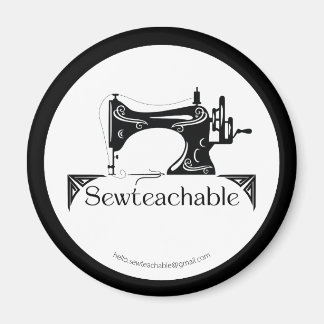 Vintage Sewing Machine, Sewteachable マグネット