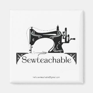 Vintage Sewing Machine, Sewteachable  マグネット