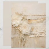 Vintage Shabby Chic Beige Lace Scrapbook Papers (正面/裏面)