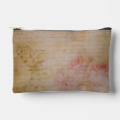 Vintage Shabby Chic Butterfly Antique Script アクセサリーポーチ (正面)