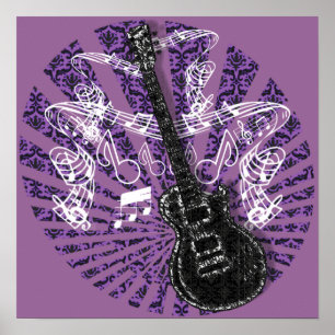 Vintage Sheet Music Rock N Roll ポスター