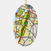 Vintage Shenandoah Park VA Postcard Ornament セラミックオーナメント (右)