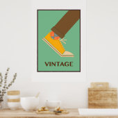 Vintage Shoe ポスター (キッチン)