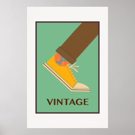 Vintage Shoe ポスター (正面)