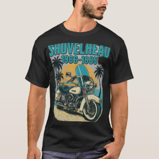 Vintage Shovelhead Motorcycle Tee Tシャツ