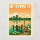 Vintage Shreveport Louisiana ポストカード (正面)