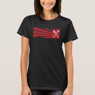 vintage Shuffleboarding for men women retro Shuffl Tシャツ