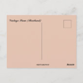 Vintage Siam Thailand Map ポストカード (裏面)