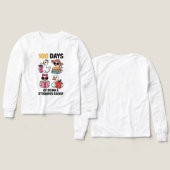 Vintage Silly Goose 100 Days Of School (デザイン 正面＆背面)