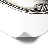 Vintage Silverware Ornate Flatware Kitchen  ポスター (角)