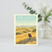 Vintage Simi Valley California ポストカード (スタンド正面)
