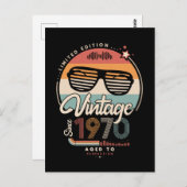 Vintage since 1970 ポストカード (正面/裏面)