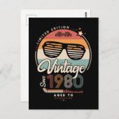 Vintage since 1980 ポストカード (正面/裏面)