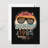 Vintage since 1984 ポストカード (正面/裏面)
