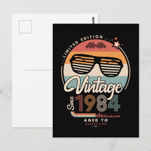 Vintage since 1984 ポストカード (正面/裏面)