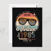 Vintage since 1985 ポストカード (正面/裏面)