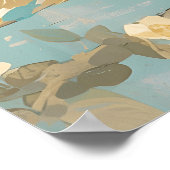 Vintage Singing Bird Nursery Wall Art Print ポスター (角)