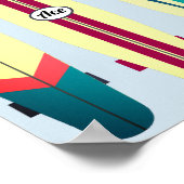 Vintage Skateboards ポスター (角)