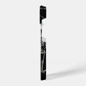 Vintage Skeleton Illustration Phone Case iPhoneケース (左側面)