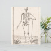 Vintage skeleton scrapbooking ephemera page (スタンド正面)