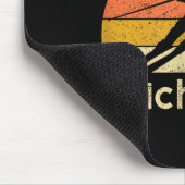 Vintage Ski Boyne Mountain Michigan Mountain  マウスパッド (コーナー)